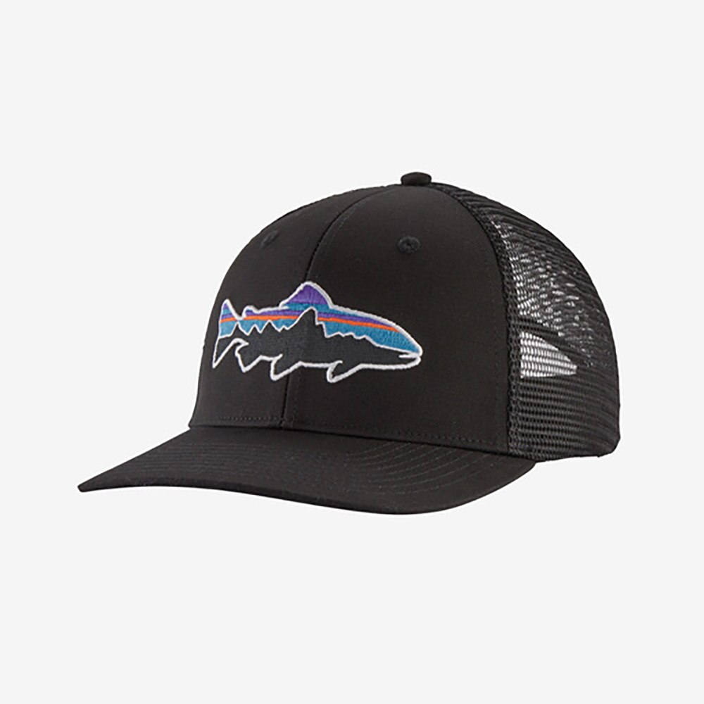 Patagonia Fitz Roy Trout Trucker Hat in Black